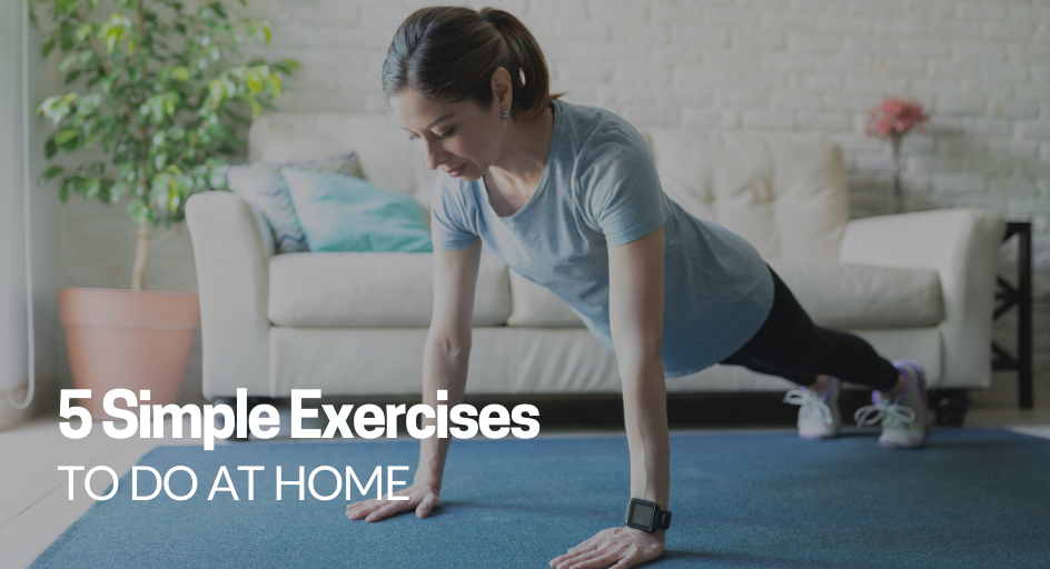 blog image of a woman exercising at home